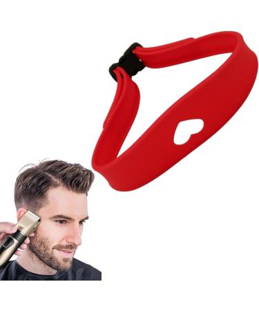 Hair Cutting Bands - Hair Trimming Guide Tool for Cutting | Curved Silicone Hair Styling Tools Haircut Bands for Home Haircuts Red - Buy Online on GoSupps.com