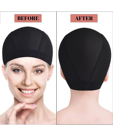 Wig Caps for Wig Making - 6 Pack Stretchable Ice Silk Cooling Dome Caps for Lace Front Wigs - Buy Online on GoSupps.com