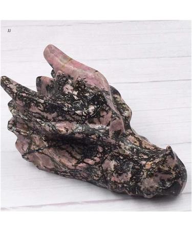 Meditation Home Decor Natural Rhodan Stone keel carvings Dragon Head can do Bonsai Fish Tank Scene as Well as The Role of Evil Spirits Meditation Reiki 550-600g - Buy Online on GoSupps.com
