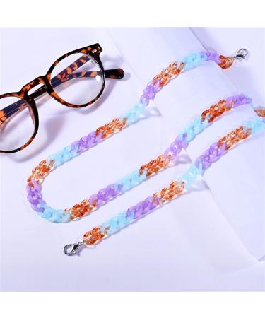 SBTRKT 5-Piece Acrylic Fiber Eye Chain for Sunglasses | Robust Slip-Resistant Waterproof & Colorful - 72cm - Buy Online on GoSupps.com