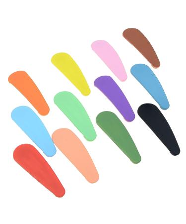 Colorful Plastic Hair Clips - 24 Pieces 5.1 cm | International Shipping Available - Buy Online on GoSupps.com