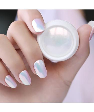 Mermaid Chrome Nail Powder - Holographic Nail Art Decoration & Manicure Pigment Set for Stunning Nails - Buy Online on GoSupps.com