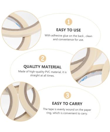 Healeved Nail Tool 5pcs Professional Masking Tape Nail Striping Tape Nail Glue Tape Nail Tips Tape Line Nail Art Nails Stickers Manicure Tape Striping Tape Line Nail Tape Tool Stripping As Shown medium - Buy Online on GoSupps.com