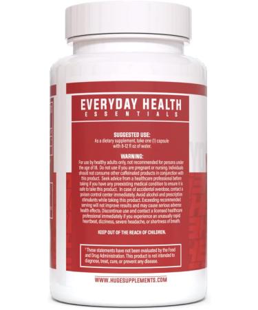 Huge Supplements Yohimbine HCL 5mg (60 Capsules) for Body Recomposition & Energy Boost - Buy Online on GoSupps.com