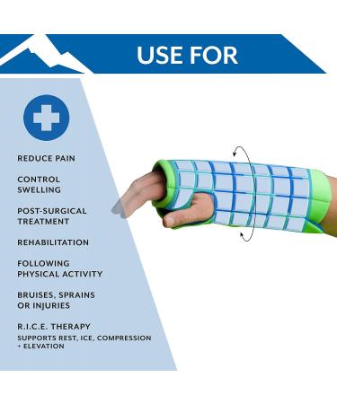 Polar Ice Wrist/Elbow Wrap - Reusable Cold Therapy Pack - Buy Online on GoSupps.com