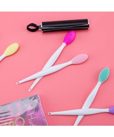 Silicone Lip Brush Double-sided Lip Brush Soft Cleaning Lip Brush Beauty Tool For Smoother Skin Cleaning Brush Set - Buy Online on GoSupps.com