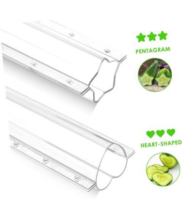 Gogogmee 4pcs Garden Cucumber Star Candy Shaped Growth and Plangting Vegetables Rigid Growing Vessel - Buy Online on GoSupps.com
