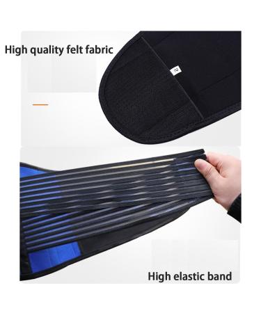 Large Size S-6XL Lower Back Brace | Waist Support Belt for Pain Relief & Post Surgery | Body Shaper for Men & Women - Small Blue - Buy Online on GoSupps.com