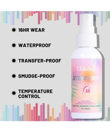 Makeup Mist Hydrating Setting Spray - Travel Size Lightweight Long-Lasting Professional Makeup Setting - 16Hr Mattifying All-Day Wear (2.03 Oz - Buy Online on GoSupps.com