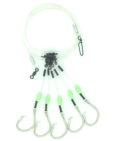 End Game Tackle Company Deep Drop Snapper Rig with Glow Beads 11/0