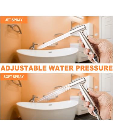 YaeCCC Cloth Diaper Sprayer - Handheld Bidet for Toilet Seat | Anti-leak Hose | Wall Mounted - Multi-function for Baby & Pets - Buy Online on GoSupps.com