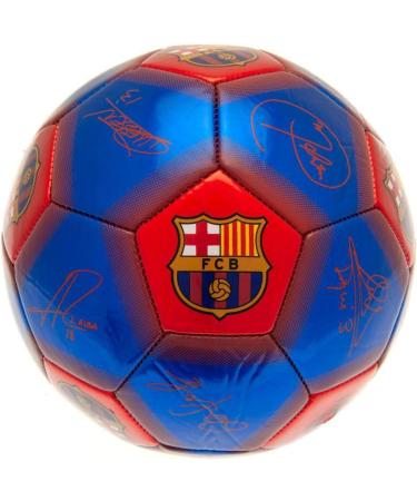 Buy Barcelona FC Signature Football - Sky Blue/Red (One Size) | International Shipping Available - Buy Online on GoSupps.com