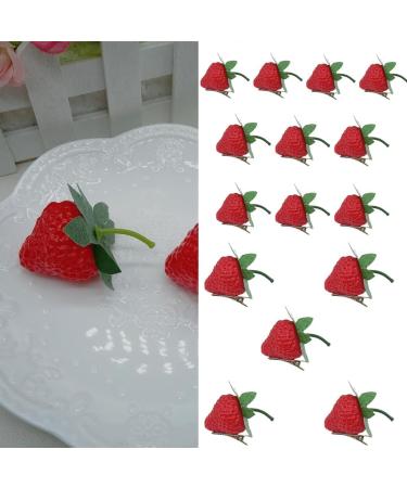 hgnxa Imitation Strawberry Hair Clip Lovely Strawberry Style Side Clip for Girl Hair Clip Realistic Strawberry 5 - Buy Online on GoSupps.com