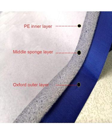 iayokocc Trampoline Replacement Safety Pad - 3 Layer Waterproof Shock Absorbent Cover - Outdoor Universal (38 inch) - Buy Online on GoSupps.com