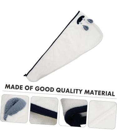 MAGICLULU 8 Pcs Coral Fleece Dry Hair Hat Quick Dry Women's Absorbent Cap White - Buy Online on GoSupps.com