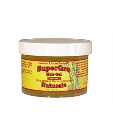 AFRICAN FORMULAS Supergrow Extra Hold Hair Gel  8 OZ