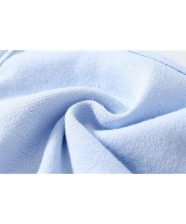 Baby 0-6 Months 7-Piece Soft Double Layers Cotton Absorbent Bandana Bibs Set - Blue (100% Cotton, Easy Velcro) - Buy Online on GoSupps.com