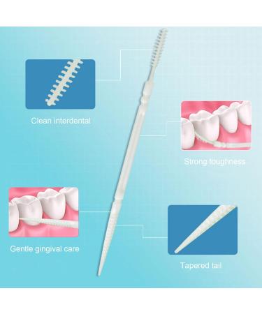 Mivaiun 240-Piece Interdental Brush Set | Double-Sided Plastic Toothpick & Portable Dental Flo | Ultimate Oral Care Solution - Buy Online on GoSupps.com