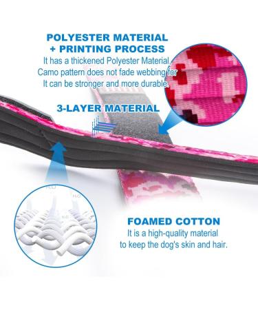 Buy Tspro Premium Camo Dog Collar - Adjustable & Durable for Small to Large Dogs | Camo Khaki Size M - Buy Online on GoSupps.com