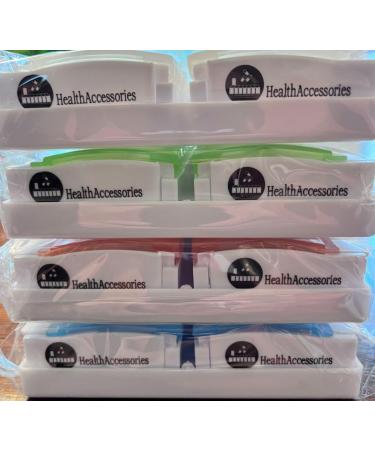 Spanish Pill Box Organizer - 7 Day Weekly AM PM Large Clear Pill Organizer for Easy Medication Management - Buy Online on GoSupps.com
