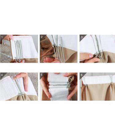 MJMP Pleat Tape for Curtain Heading Vintage Style Small Size(10Yard White) white 2.8in X 10Yard - Buy Online on GoSupps.com