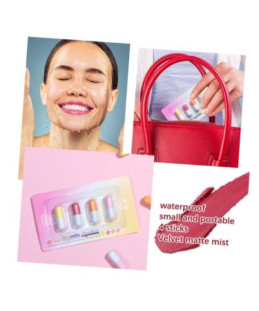 FRCOLOR 4 Sets Matte Lipstick & Lip Gloss | Korean Makeup | Bulk Lip Plumper & Balm - International Shipping - Buy Online on GoSupps.com