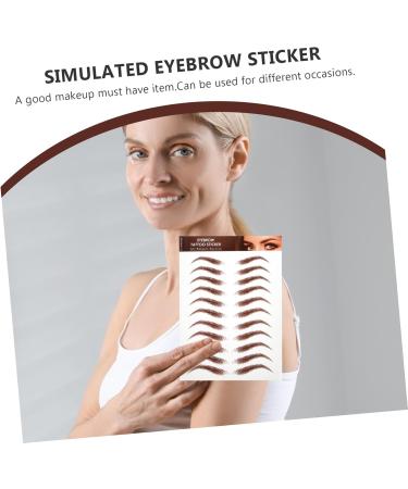 PAMINGONO 5 Sheets Eyebrow Stickers Peel off Eyebrow Sticker Fake Eyebrows Grooming Shaping Eyebrow - Buy Online on GoSupps.com