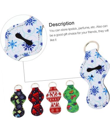  FRCOLOR FRCOLOR 12pcs Bottle Lid Mini Lipstick Travel Mini Hand Lotion Lip Balm Case Travel Toiletries Bottles Pouch Keychain Sleeve - Buy Online on GoSupps.com