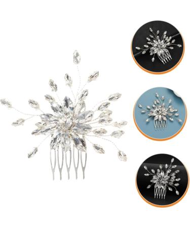 Beatifufu Hair Comb Diamond Hair Accessories Comb Headband Bride Accessories Hair Side Comb Prom Hair Accessories Bridal Hair Accessories Wedding Hair Accessories - Buy Online on GoSupps.com