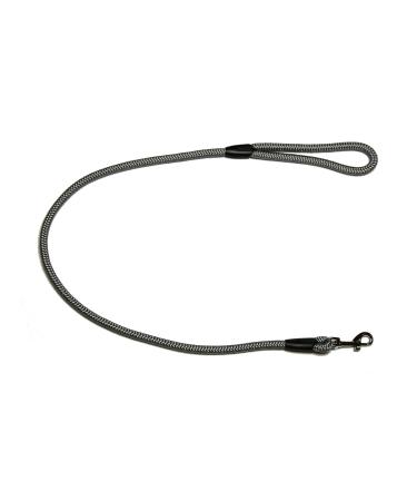 Leash - rope leash with hand loop Basic 10mm 27 colours 7 lengths (1.00 m silver grey) 1.00 m silver grey