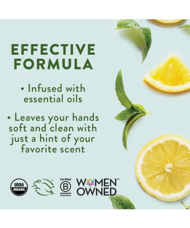 Rebel Green Fresh & Clean Hand Soap Refill - Natural Liquid Hand Soap Refill for Bathroom & Kitchen - Peppermint and Lemon Scent 32 Fl Oz Peppermint & Lemon 32 Fl Oz (Pack of 1) - Buy Online on GoSupps.com