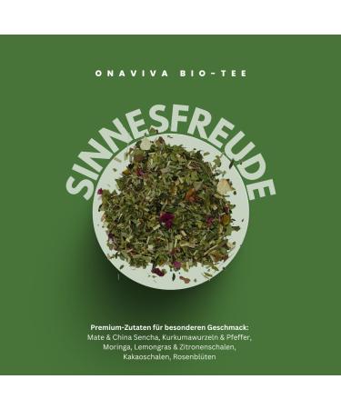  Onaviva Onaviva Organic Sensual Tea - Loose leaf tea blend with mat turmeric moringa and lemon - 250g - Buy Online on GoSupps.com