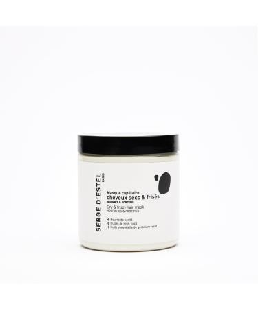 SERGE D'ESTEL PARIS SERGE D'ESTEL PARIS Dry and Curly Hair Mask 250g Intensely Nourishes Eliminates Frizz Provides Softness and Shine 100% Vegan Made in Paris.