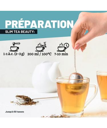  VITSTORM VITSTORM Slimming Herbal Tea - Organic Beauty Slim Tea - Powerful Fat Burner for Weight Loss - Antioxidant & Detox - Loose Leaf Infusion 100g - Buy Online on GoSupps.com