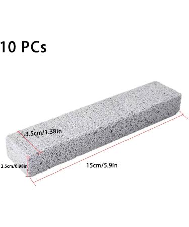 10 Pcs Pumice Stone Cleaning Brushes - Ideal for Kitchen Bathroom Toilet & Pool - Bills Stone Cleaning Blocks - Buy Online on GoSupps.com