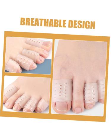 GLEAVI Forefoot Pads - 6 Pairs Silicone Protectors for Bunion & Corn Relief | Finger Sleeve Spacers | Comfortable Foot Care - Buy Online on GoSupps.com