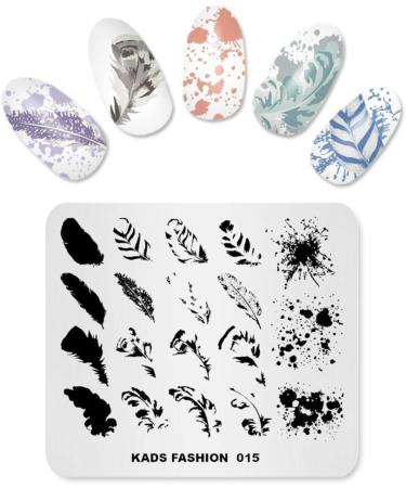 KADS Nail Art Stamp Plate - Fashion Series Template for DIY Decoration - T9 - Buy Online on GoSupps.com