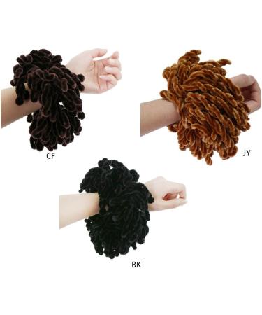 Fluffy Velvet Hijab Scrunchie for Muslim Women - Elastic Hair Tie & Bun Clip | Simple & Elegant Headwear - Buy Online on GoSupps.com