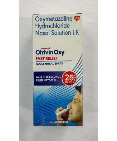 3 Packs Otrivin Adult Nasal Spray Clears Blocked Noses Fast Long Lasting Moisturizing Formula