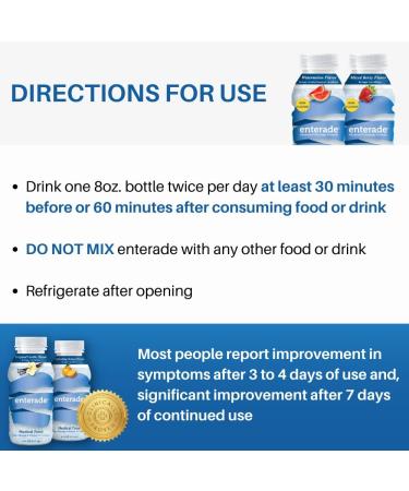 Enterade AO Watermelon 8oz | Supportive Care Beverage for GI Side Effects | Stevia-Free | 12 Bottles - Buy Online on GoSupps.com