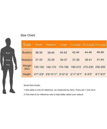 Lemorecn Men's Wetsuit Neoprene Full Body Diving Suit 3/2mm and 5/4mm - Black+Blue, Large | 16 Sizes Available - Buy Online on GoSupps.com