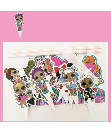 24 PCS LOL Cake Topper Cupcake Toppers for Birthday Party Decor - Buy Online on GoSupps.com