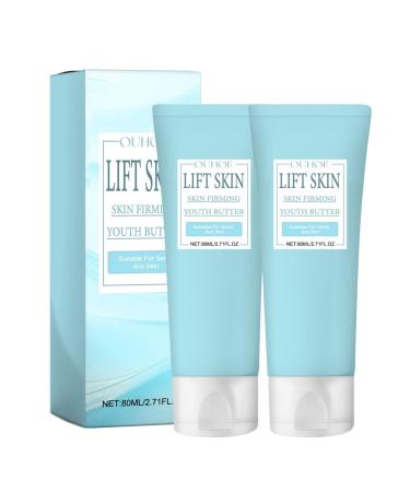 2 x Luxelift Skin Firming Youth Butter, Luxelift Skin Firming Cream, Firming Cream for Loose Skin, Moisturizes Skin and Improves Fine Lines, for Body Face Neck