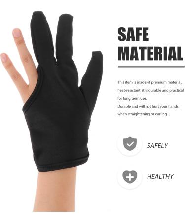 Healifty 2Pcs Curling Iron Gloves Professional Curling Hair Protectant Gloves Blocking Flat Iron Curling Wand Mittens for Home Barber Store - Buy Online on GoSupps.com