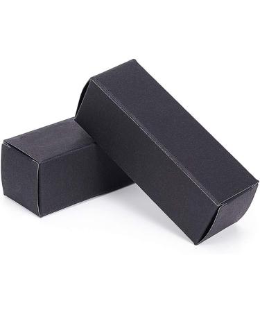 BENECREAT 50 Pack Black Kraft Paper Lipstick Box for Wedding Packaging - 3.5x1x1 Inch (Pack of 50) - Buy Online on GoSupps.com