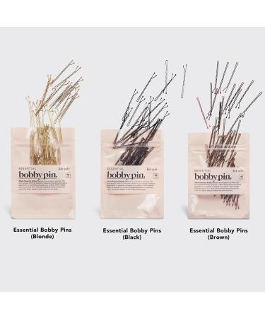 Kitsch Mini Bobby Pins - Hair Pins for Women, Blonde - 45 pcs Pack for Styling and Sectioning - Buy Online on GoSupps.com
