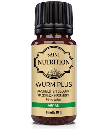 Saint Nutrition Veganes Wurm Globules for Animals - The Wurmkur Alternative for Dogs & Cats Deworming and Natural Diet for Dog & Catz - Buy Online on GoSupps.com