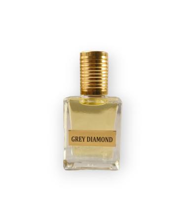 All Types Essential Oil Attar-Atar Parfum Oil Fragrance Perfume Unisex Men-Women Parfume Spray Scent Long Lasting Roll On Itar Semi Natural Non Alcoholic Volume:12ML (0.4 Fl Oz). (Grey Diamond)