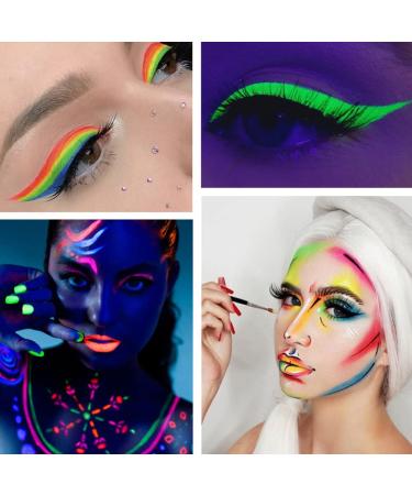 Handaiyan Face Body Paint Palette - 8 Water-Soluble Colors for Halloween & Festivals - Matte Finish Bright Makeup - Buy Online on GoSupps.com