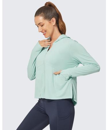 G4Free Women's UPF 50+ Sun Protection Hoodie Jacket - Mint Green - Size Large - Buy Online on GoSupps.com